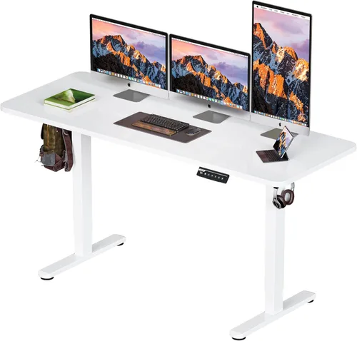 Miniatura 11 de BIZUM - Escritorio de pie eléctrico de 40x24 pulgadas con ajuste de altura y configuraciones de memoria, escritorio ergonómico para sentarse o estar