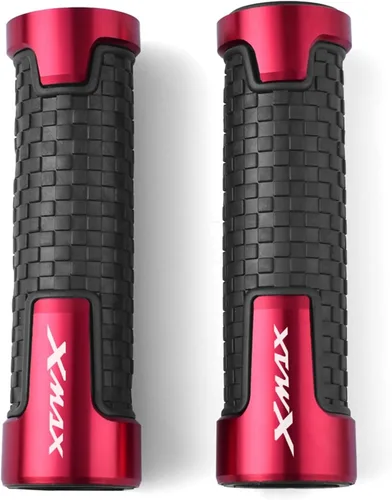 Miniatura 7 de Universal for Y&AMAHA Xmax 125 250 300 400 Motorcycle Handlebar Grips Racing Handle Grips Aluminium Comfortable Soft Rubber Hand Bar Grip