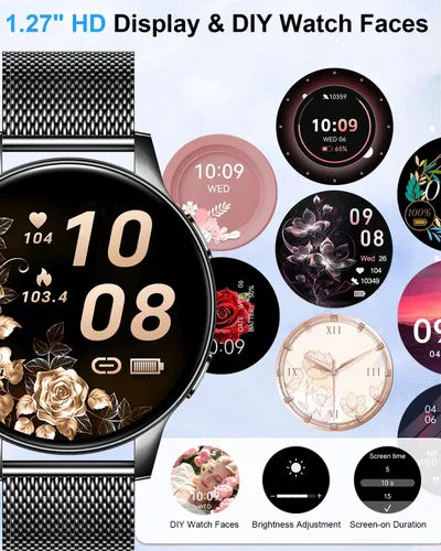 Miniatura 8 de Smart Watches for Women, 1.27" Fitness Watch with Bluetooth Make & Answer Calls,24H Heart Rate/SpO2/Sleep Monitor,120+ Sport Modes IP68 Fitness