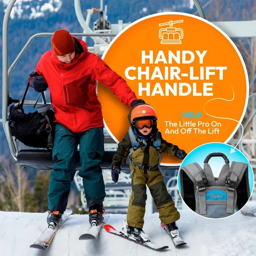 Miniatura 3 de Sklon Entrenador de arnés de esquí y snowboard para niños - Correa de entrenamiento Enseñe a su hijo los fundamentos del esquí Snowboarding
