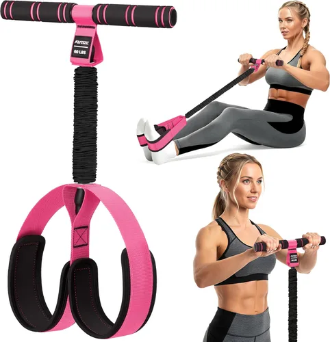 Miniatura 9 de KUTIZE Multifunction Pedal Resistance Band with Handle, Upgraded Exercise Equipment with Soft Foot Pedal for Sit Up & Full-Body Home Gym Workouts