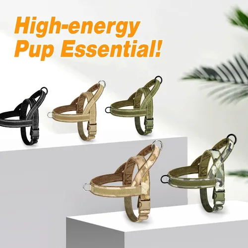 Miniatura 6 de Forestpaw - Arnés para perro sin tirones con mango grande, chaleco reflectante de colocación fácil con hebilla de liberación rápida, forro