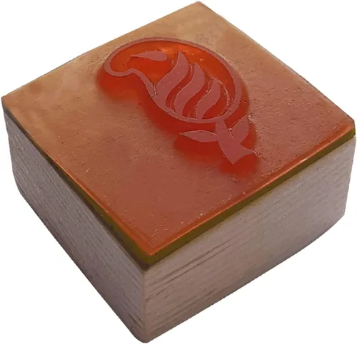 Miniatura 13 de Royal Kraft Sello de goma de madera espiral - Impresión de bloques de bricolaje en papel, tela, henna Rtag020