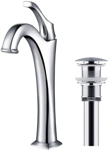 Miniatura 11 de Kraus KVF-1200SFS Arlo - Grifo de baño, acero inoxidable sin manchas Manchas libres de manchas