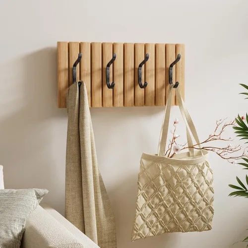 Miniatura 3 de Paquete de 12 ganchos de pared para colgar abrigos/toallas, colgador de pared para mochila, ropa, sombrero, bolso y puerta, armario, baño