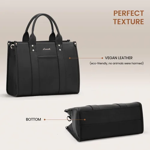 Miniatura 7 de LOVEVOOK Bolso para mujer de cuero, bolso tote, cartera y bolsos, bandolera con asa superior y bandolera con cremallera