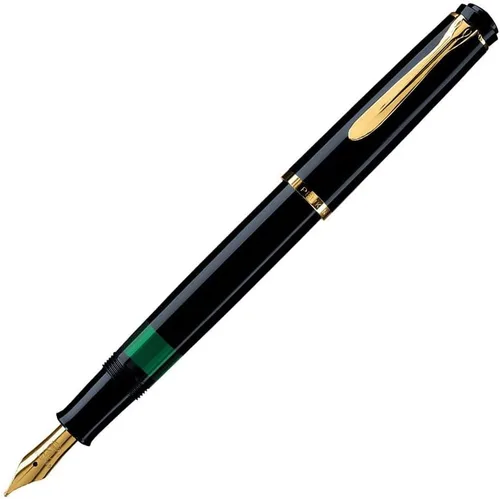 Miniatura 4 de Pelikan Pluma estilográfica mediana, color negro (994004)