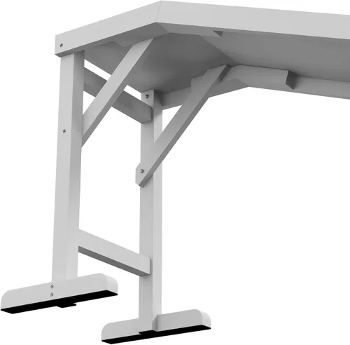 Miniatura 9 de PawHut Rampa para perros para cama, rampa para mascotas para perros con alfombra antideslizante y plataforma superior, 49 x 16 x 14 pulgadas