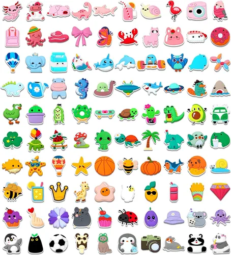 Cute Kawaii Shoe Charms 30100 PCS Teens Girls Boys Kids Decoration Party Gifts Accessories Charms