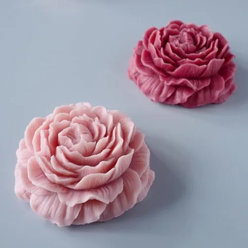 Miniatura 5 de Moldes de velas de flores de peonía, moldes de silicona 3D para jabón hecho a mano, velas de jabón, moldes de resina, moldes de manualidades