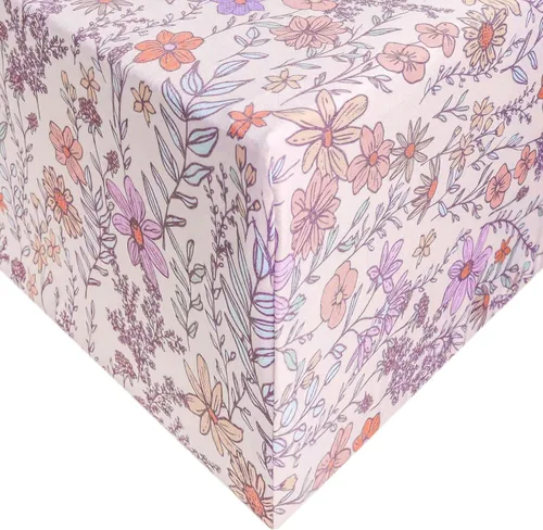 Miniatura 43 de Copper Pearl Sábanas de punto prémium para cuna de bebé para colchones estándar, transpirables y suaves, trucha
