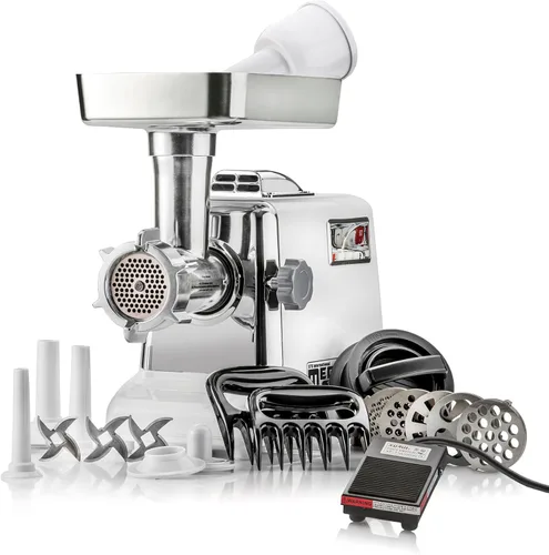 Miniatura 8 de STX International Megaforce 3000 Serie 5-en-1 Picadora de Carne Eléctrica Máx. 3000W Refrigeración por Aire 3 Velocidades Tamaño #12 5