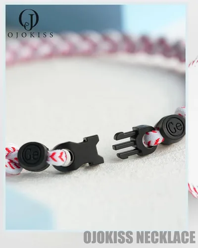 Miniatura 5 de Regalos de béisbol, baloncesto, fútbol, collar de béisbol, baloncesto, fútbol, cuerda trenzada de nailon para ideas de adolescentes con tarjeta