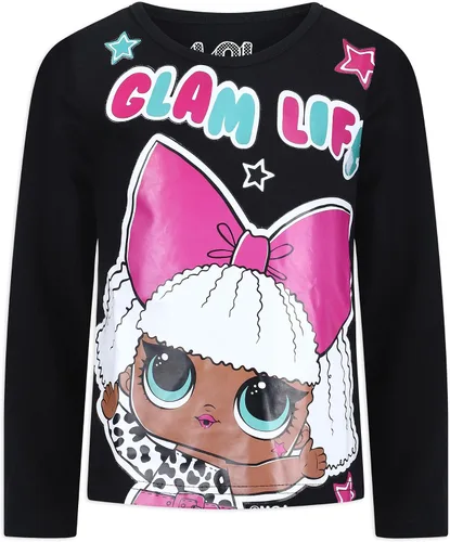 Miniatura 2 de LOL Surprise Dolls - Camisa de manga larga para niñas, paquete de 3 unidades, para niñas pequeñas y grandes, grisrosablanco
