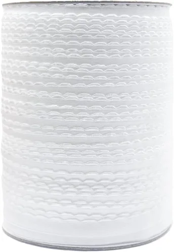 Miniatura 22 de Bristlegrass Picot Loop - Banda elástica para coser de 1/2 pulgada, 0.512 in, corona de carrete con volantes, cinta elástica de encaje para atar