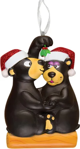 Miniatura 2 de Adorno de Navidad personalizado para parejas, regalo personalizado para parejas, recién casados, parejas casadas y comprometidas, decoración grabada