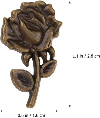 Miniatura 7 de EXCEART Juego de 10 cierres de botón a presión de estilo retro de 0.62 x 1.10 pulgadas, accesorios de hebilla con base para bolsos de costura