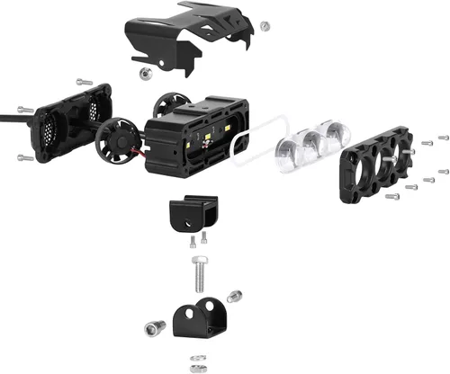 Miniatura 4 de KAWELL Luz de conducción LED de 60 W, luz antiniebla auxiliar, foco LED, IP68, impermeable, doble color, luz de trabajo LED para motocicleta
