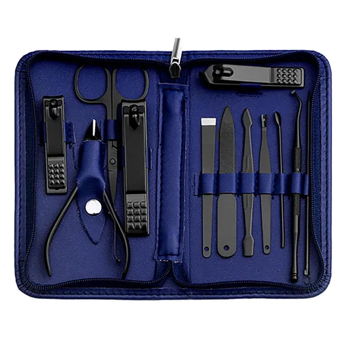 Kit de Uñas Tumkun, Kit de Manicura, Kit de Cuidado de Uñas Para Hombres, Juego de Manicura y Pedicura, Kit de Cortaúñas para Uñas de los Pies, Kit