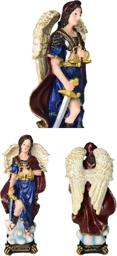 Miniatura 2 de 7 arcángeles - Juego completo de estatuas de 7 arcángeles de 9 pulgadas