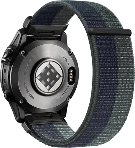 Miniatura 10 de Correa de reloj de nailon Quickfit de 0.787 in para Garmin Fenix 8 1.693 in, Fenix 6s, Fenix 5s, Epix Pro Gen 2 1.654 in, Approach S70 1.654 in