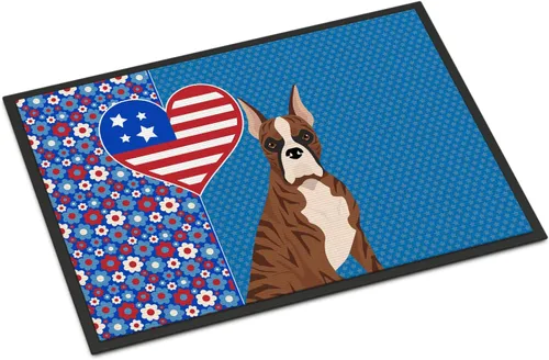 Miniatura 106 de Caroline's Treasures WDK5119JMAT Airedale Terrier USA - Tapete para interiores o exteriores, 24 x 36 pulgadas, tapete para puerta delantera