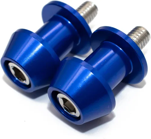 Miniatura 10 de Bobinas deslizantes para brazo basculante M8*1.25 para motocicletas, tornillos de soporte de brazo basculante de aleación de aluminio CNC de 8 mm