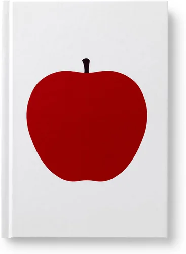 Miniatura 2 de PdiPigna - Cuaderno a rayas A5 tapa dura ENZO MARI DANESE One, La Manzana