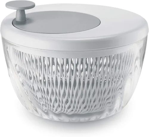 Miniatura 7 de Guzzini Twist & Dry Ensalada Spinner, Azul 170900134