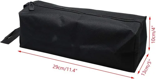 Miniatura 2 de Bolsa de herramientas Bolsa de lona con cremallera Bolsa Herramientas Multiuso Organizar Bolsa Negro