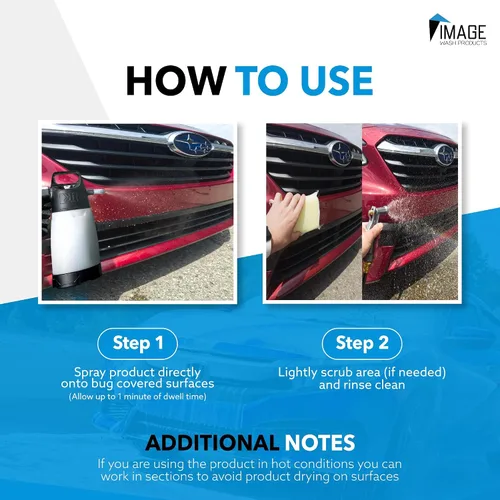 Miniatura 4 de Image Wash Products Removedor de Bichos – (1 Galón) Mejor Removedor de Bichos para Exterior de Carros/Camiones Limpiador de Bichos para Vehículos