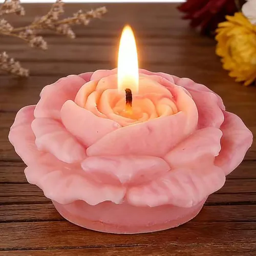 Miniatura 11 de Molde de resina rosa - Moldes de flores y bolas 3D para fundición de resina y fabricación de velas ZL-397