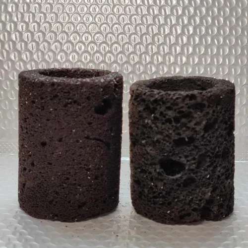 Miniatura 3 de Maceta para suculentas, mini maceta volcánica gris de 2.6 pulgadas, paquete de 2