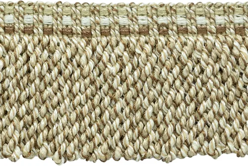 Miniatura 8 de Colección Veranda de 3" (7.5 cm) de largo, borde de flecos de lingote de punto (BFV3), beige rojo cosecha multicolor #VNT21