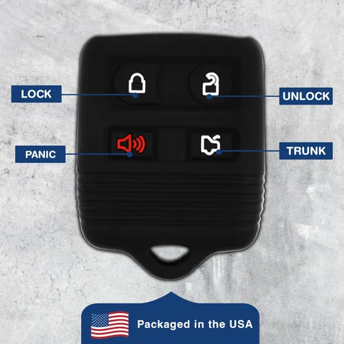 Miniatura 7 de KeylessOption Funda de Llave de Reemplazo para 2000 2001 2002 2003 2004 2005 2006 2007 2008 2009 2010 2011 2012 2013 2014 2015 2016 2017 2018 2019