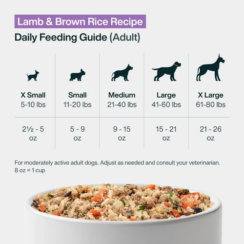 Miniatura 10 de JustFoodForDogs Pantry Fresh - Alimento húmedo para perros, comida completa o comida para perros, receta de comida para perros de cordero y arroz