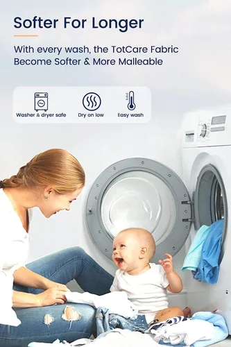 Miniatura 5 de TotAha - Saco de Dormir Ligero, Manta Portátil Elástica, Suave y Acogedora con Cremalleras Seguras de 2 Vías para 0-6-12-24 Meses 0.5 TOG