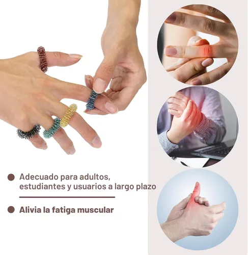 Miniatura 6 de Mr. Pen - Anillos sensoriales con puntas, paquete de 10, tonos de joya, juguetes sensoriales para aliviar el estrés, anillo para ansiedad