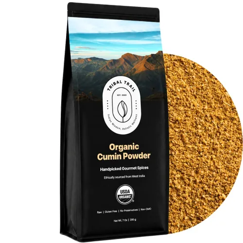Miniatura 12 de Tribal Trail Cardamomo orgánico molido 4.02 onzas USDA Orgánico y sin OMG De origen ético de Kerala, India Bolsas de papel kraft reciclables