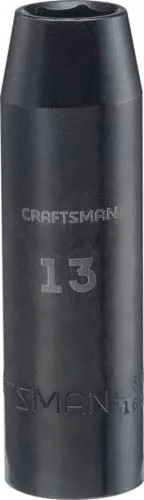CRAFTSMAN - Dado profundo de impacto CMMT16073, cuadro de 1/2" - medida de 12 mm
