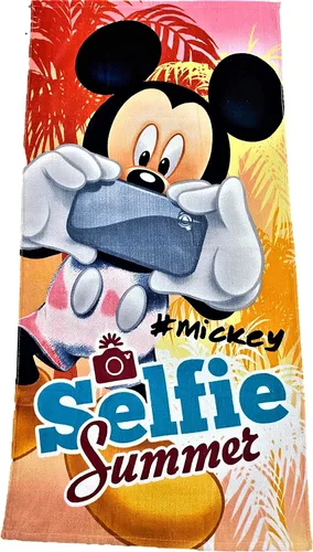 Miniatura 10 de Disney Mickey Mouse Happy Mickey 1 Finger up! Toalla Niños Microfibra Rojo