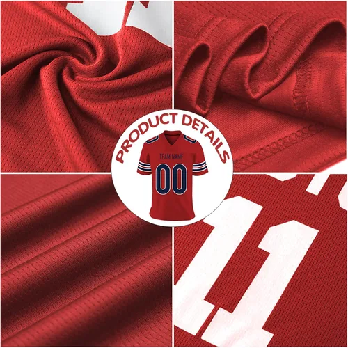 Miniatura 4 de Camisetas de fútbol personalizadas para hombres y mujeres, personalizadas, con nombre del equipo, camisetas deportivas personalizadas, regalos