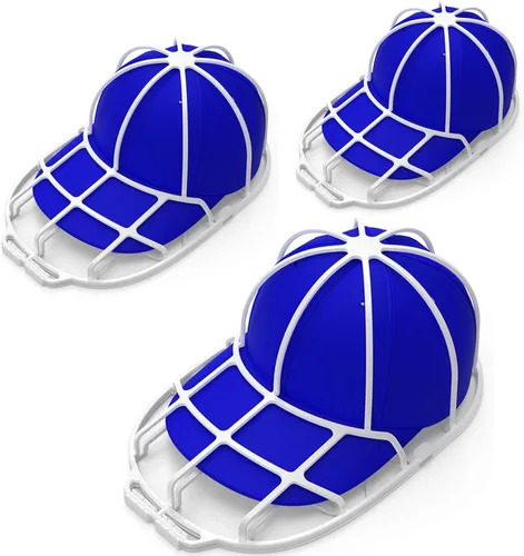 Miniatura 8 de Jaula Lavadora de Sombreros para Lavadora - Soporte Limpiador de Gorras de Béisbol, Lavado de Gorras, Seguro para Lavavajillas, Perfecto