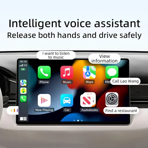 Miniatura 7 de Adaptador CarPlay inalámbrico 2 en 1 para Apple iPhone y Android Auto – CarPlay con cable a dispositivo inalámbrico, en forma de T para auto USB