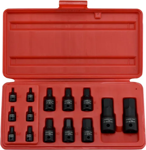 Miniatura 11 de NEIKO 01130B - Juego de llaves Allen de 3/8" de controlador, 7 piezas, 3 pulgadas, juego de llaves hexagonales de impacto de 3/8”, controlador