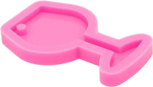 Miniatura 4 de Moldes de silicona con forma de copas de vino tinto superbrillantes para bricolaje, moldes de arcilla polimérica, moldes de epoxi con forma de copa