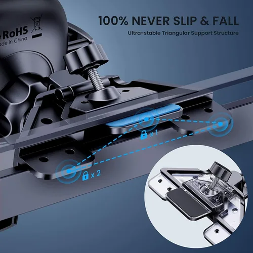Miniatura 3 de Soporte de Teléfono para Coche Soporte de Montaje de Teléfono Soporte de Teléfono de Ranura de CD de Metal Mejorado Soporte de Teléfono Celular