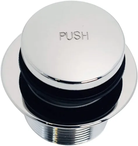 Miniatura 9 de Westbrass 593244-26 Kit de drenaje de residuos de baño con punta tubular blanca de 1-1/2 pulgadas, cromo pulido