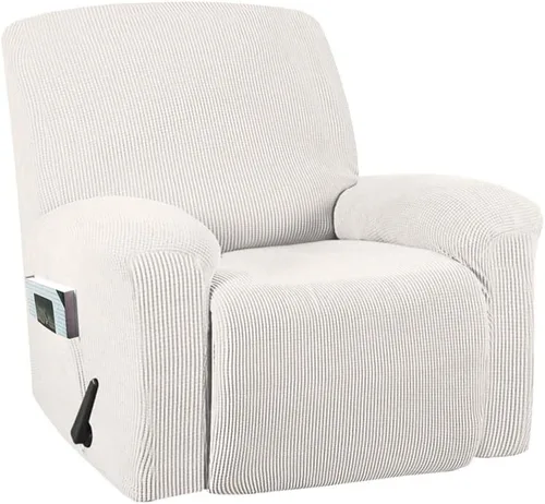Miniatura 16 de Funda para silla reclinable, mezcla de poliéster, suave, para sofá, fundas protectoras elásticas con parte inferior elástica, tela tejida jacquard