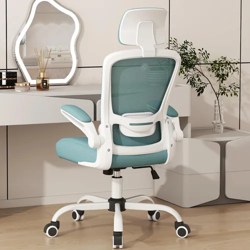 Miniatura 13 de Mimoglad Silla de oficina, silla de escritorio ergonómica de respaldo alto con soporte lumbar ajustable y reposacabezas, silla giratoria con Todo